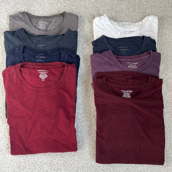 Men's Banana Republic Assorted Color T-Shirt Pack. 8 shirts. - Picture 2 of 9